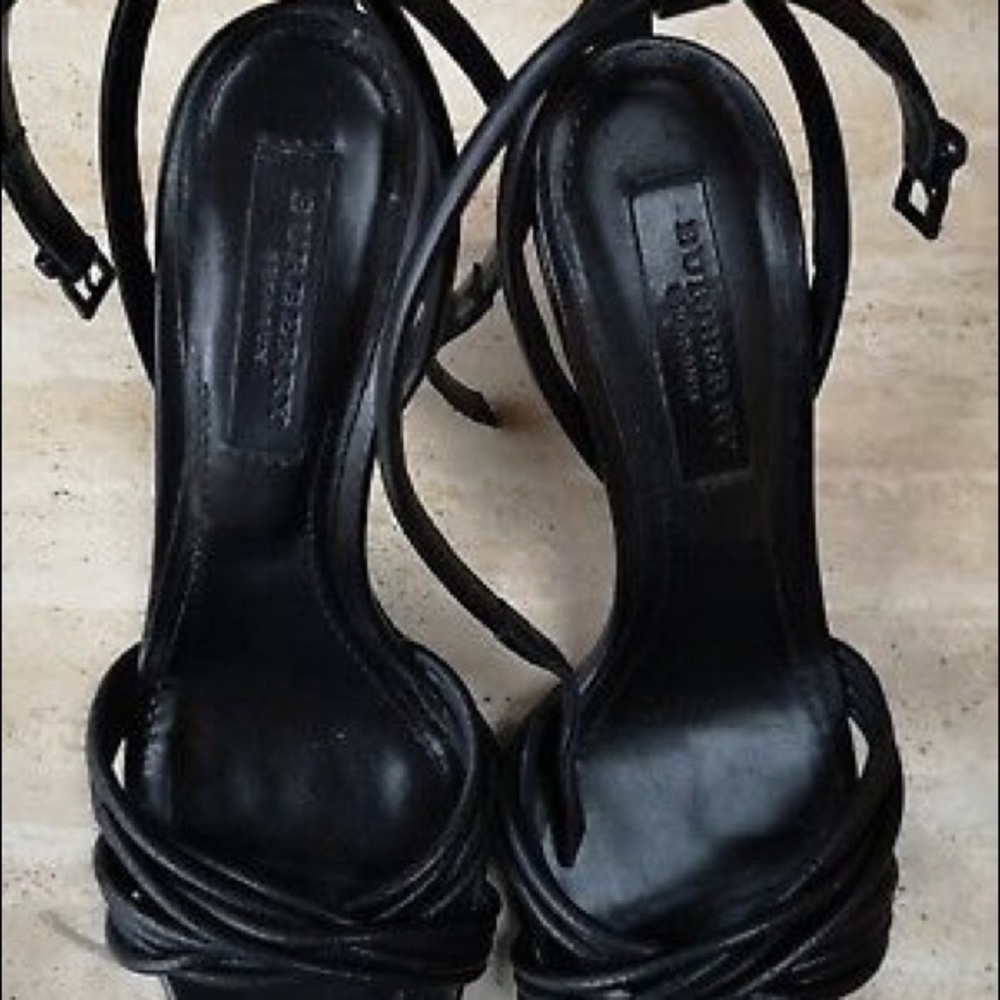 NEW Burberry Alyssa Strappy Heels size40 NEW - Picture 3 of 6